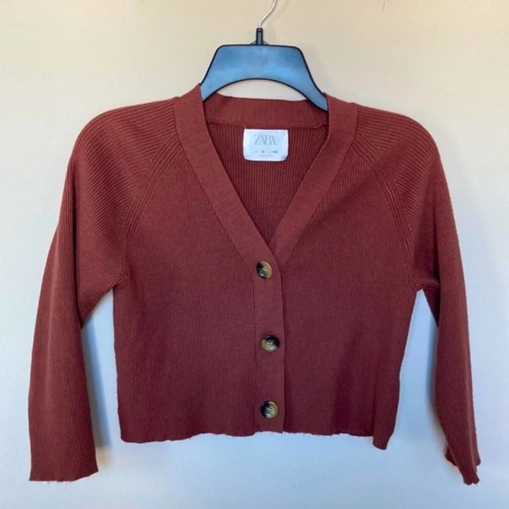 Zara Cropped Sweater - Picture 1 of 3